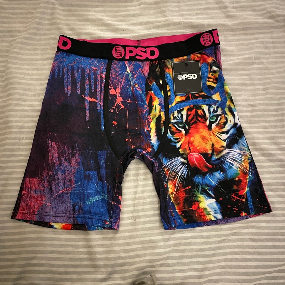RARE PSD tiger crown coloured boxer size M